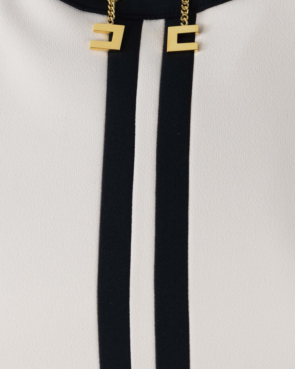 Elisabetta Franchi Top Milknero Wit