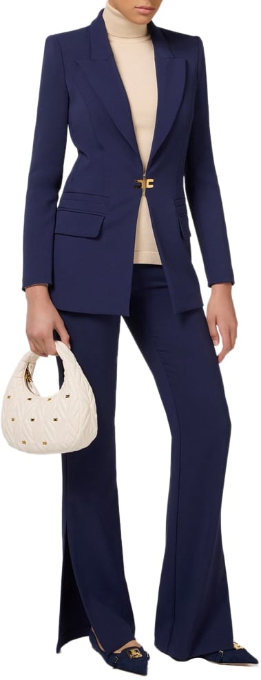 Elisabetta Franchi Dress Blue Blauw