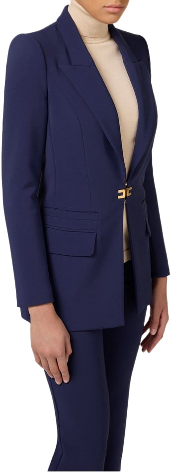 Elisabetta Franchi Dress Blue Blauw
