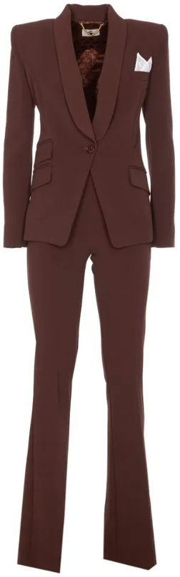 Elisabetta Franchi Dresses Caffe Bruin