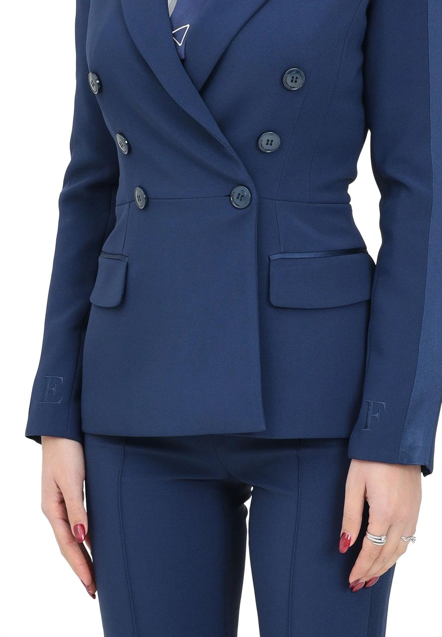 Elisabetta Franchi Dresses Blue Blauw