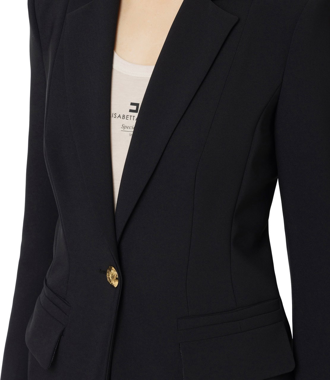 Elisabetta Franchi Dresses Black Zwart