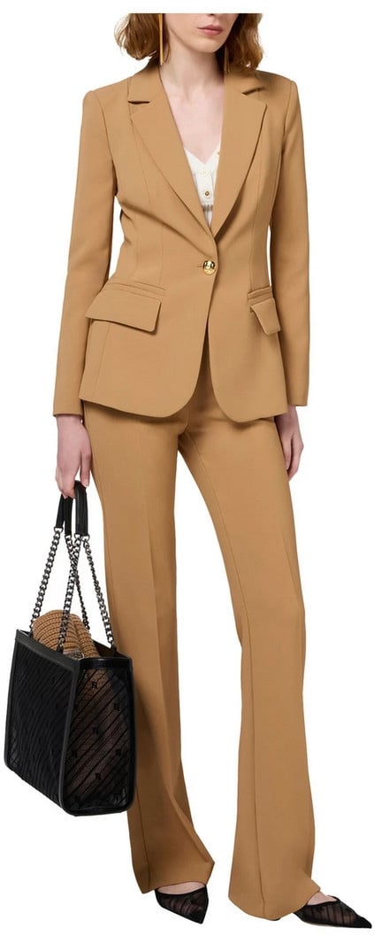Elisabetta Franchi Dress Metallic Metallic