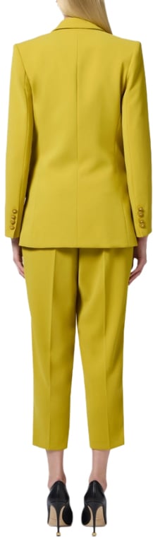 Elisabetta Franchi Dresses Yellow Geel