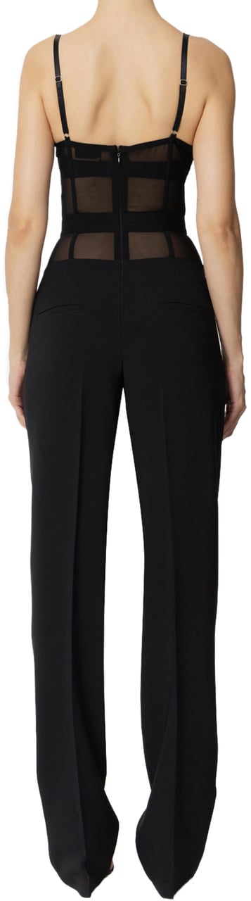 Elisabetta Franchi Trousers Black Zwart