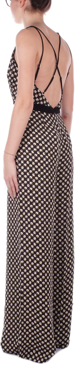 Elisabetta Franchi Trousers Nero Burro Zwart