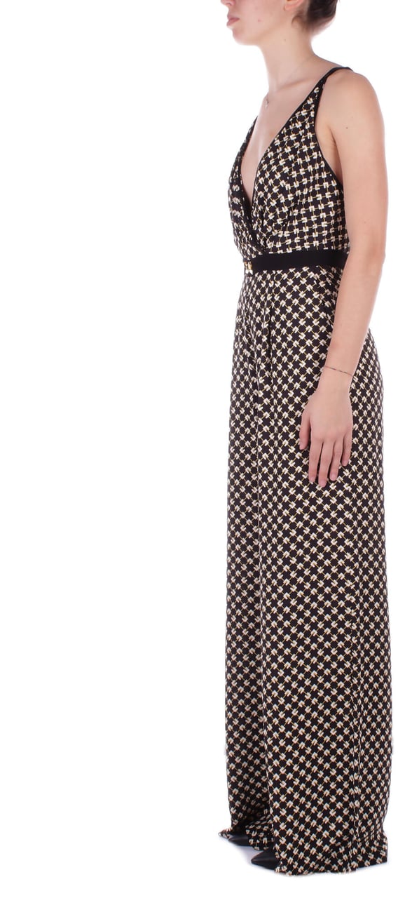 Elisabetta Franchi Trousers Nero Burro Zwart
