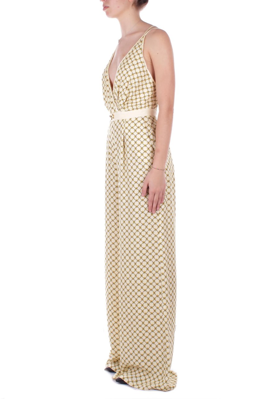 Elisabetta Franchi Trousers Curry Geel