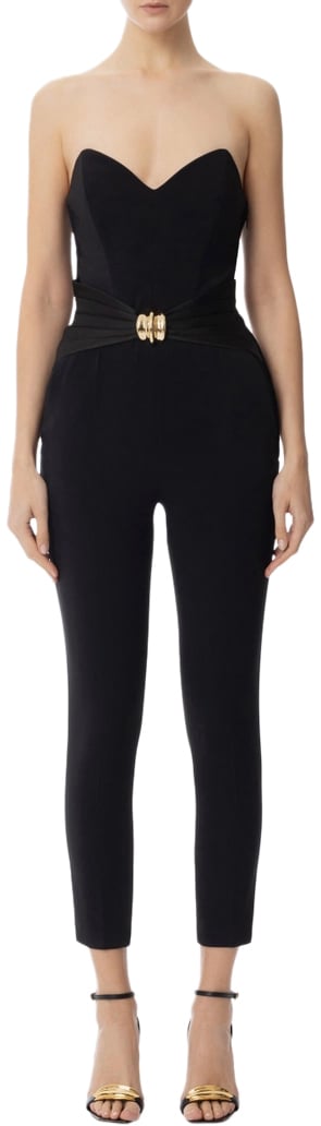 Elisabetta Franchi Trousers Black Zwart
