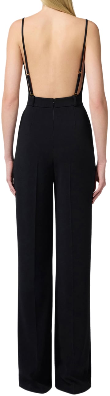 Elisabetta Franchi Trousers Black Zwart