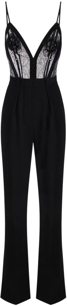 Elisabetta Franchi Trousers Black Zwart