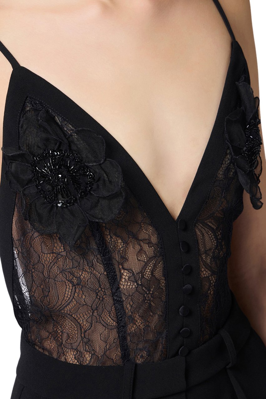 Elisabetta Franchi Trousers Black Zwart