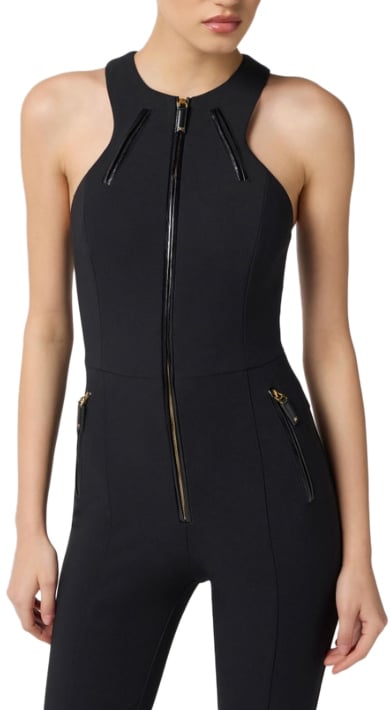 Elisabetta Franchi Trousers Black Zwart