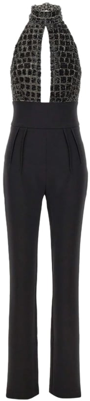 Elisabetta Franchi Trousers Black Zwart