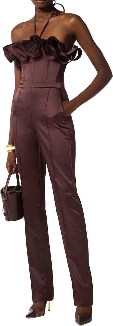 Elisabetta Franchi Trousers Cacao Bruin