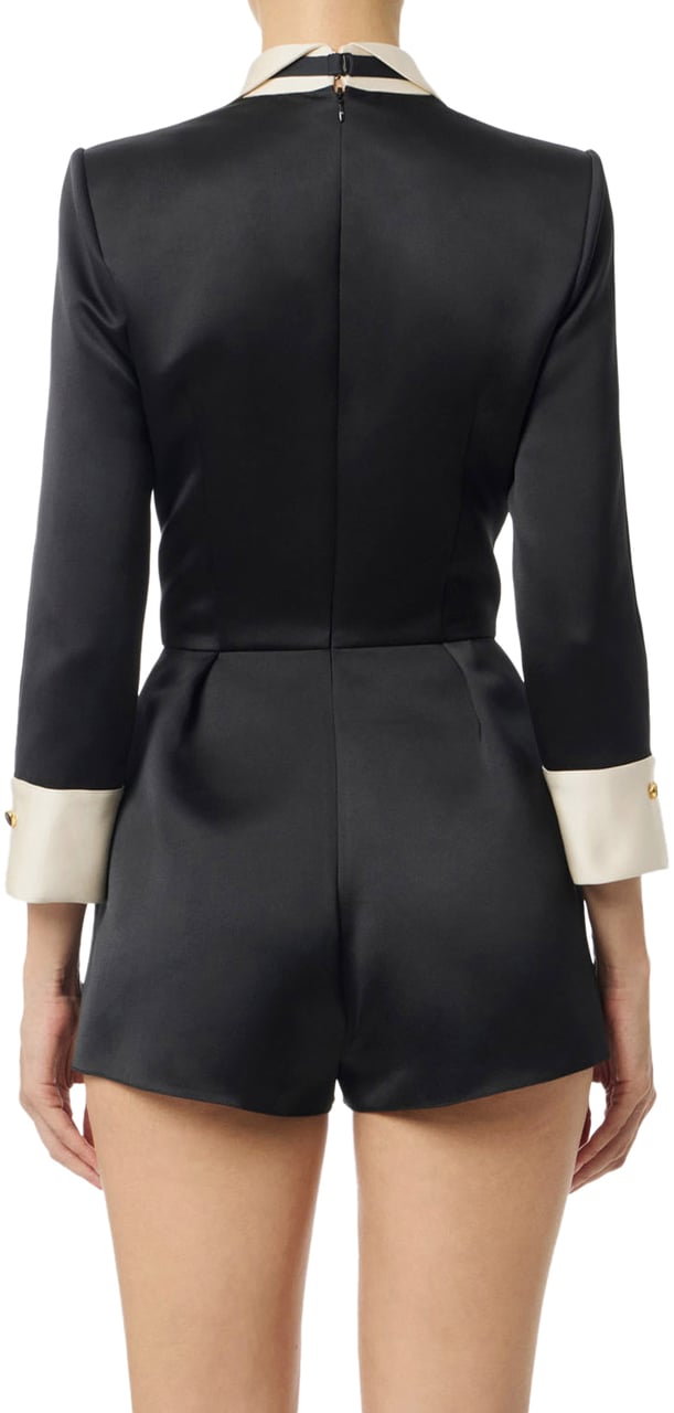 Elisabetta Franchi Dresses Neromilk Wit