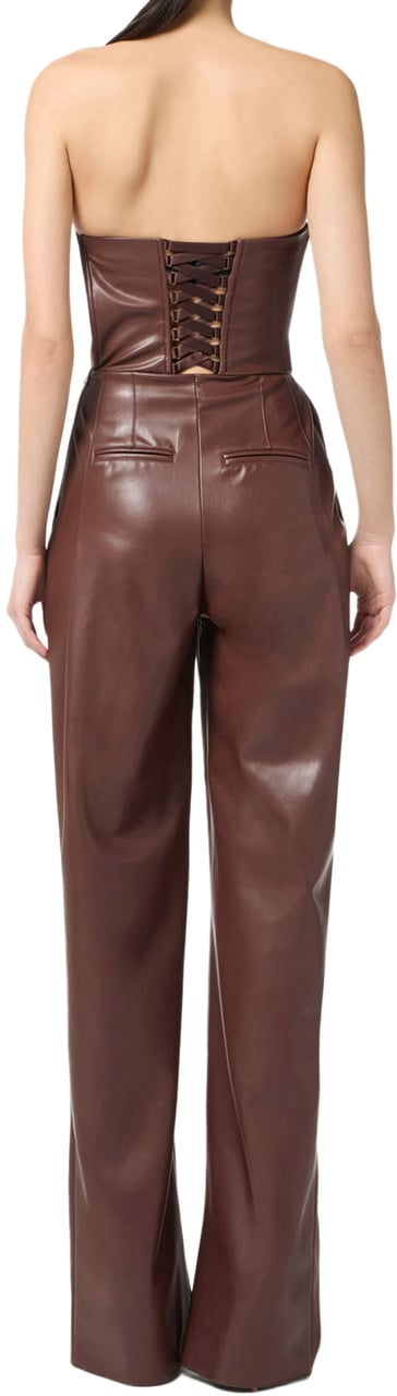 Elisabetta Franchi Trousers Coffee Bruin