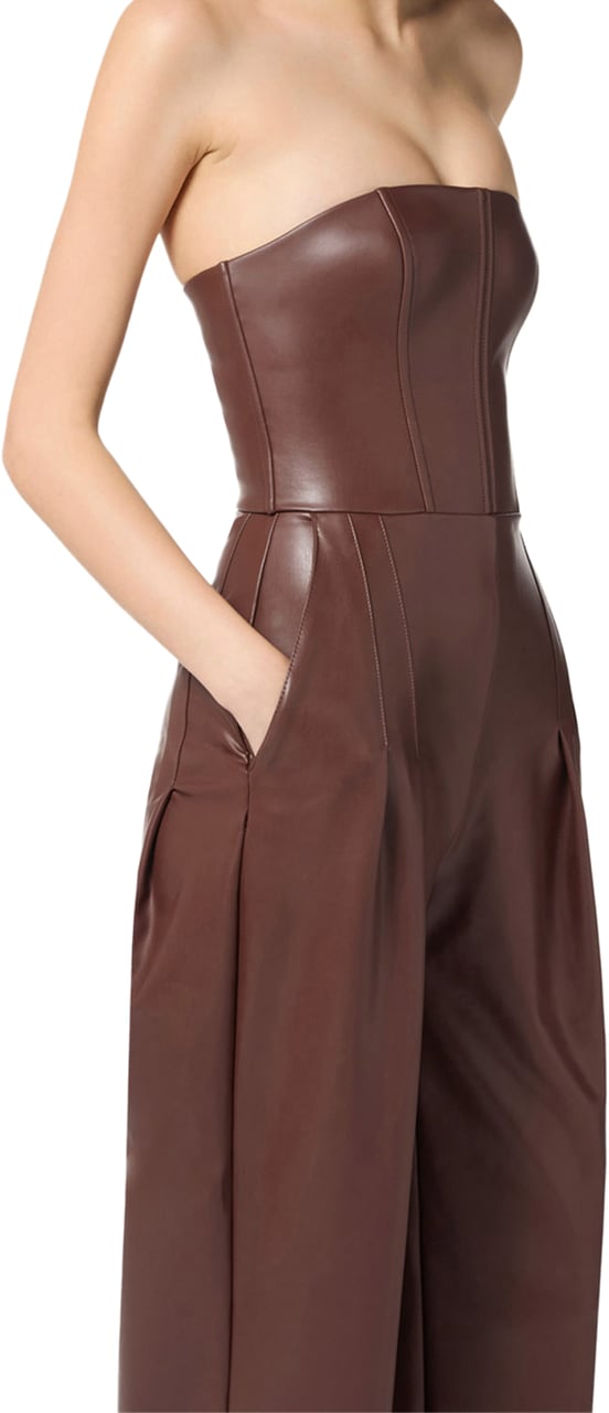 Elisabetta Franchi Trousers Coffee Bruin