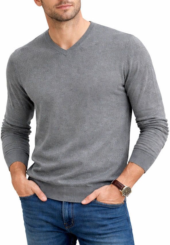 ELLI Emilio Romanelli Cashmere Sweater Grey Grijs
