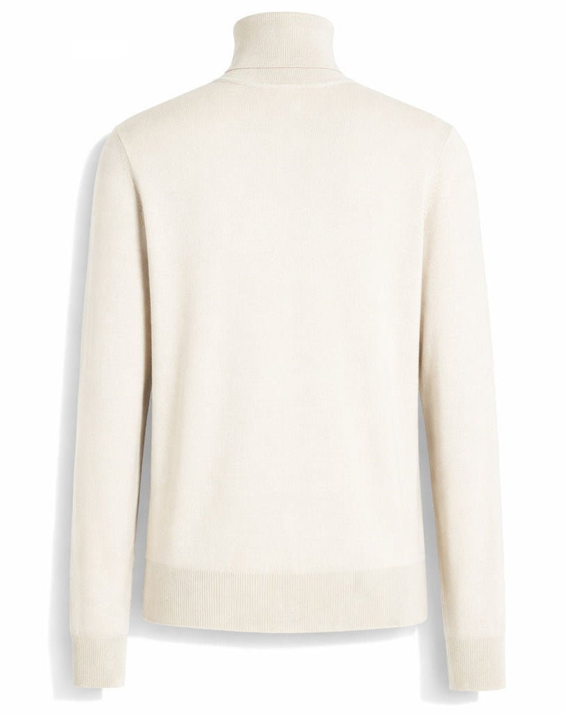 ELLI Emilio Romanelli Cashmere Sweater White Wit