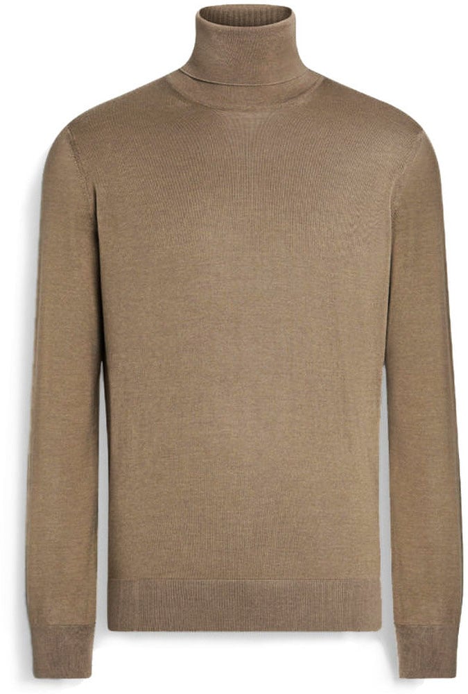 ELLI Emilio Romanelli Cashmere Sweater Brown Bruin