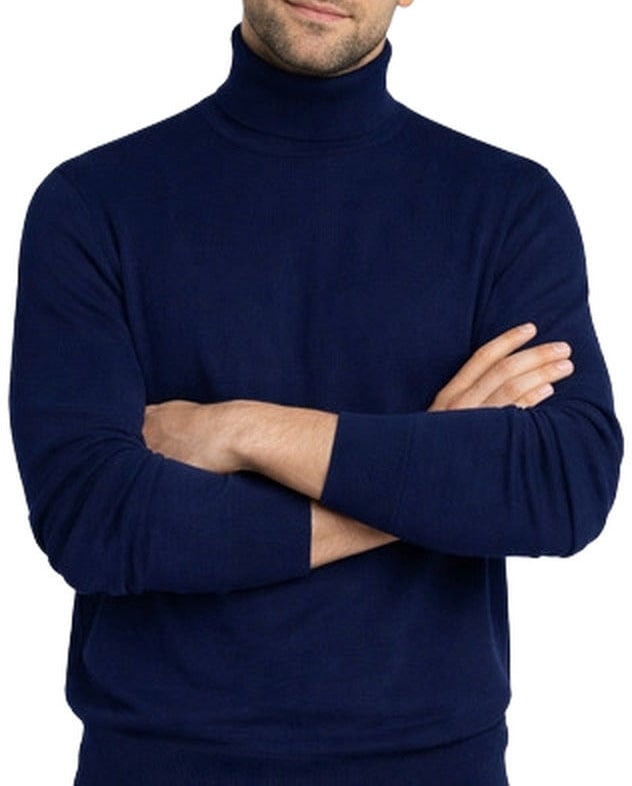 ELLI Emilio Romanelli Cashmere Sweater Blue Blauw
