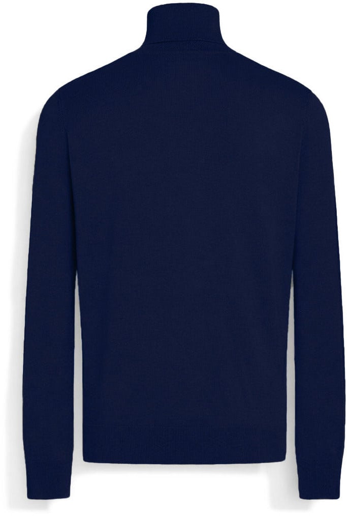 ELLI Emilio Romanelli Cashmere Sweater Blue Blauw