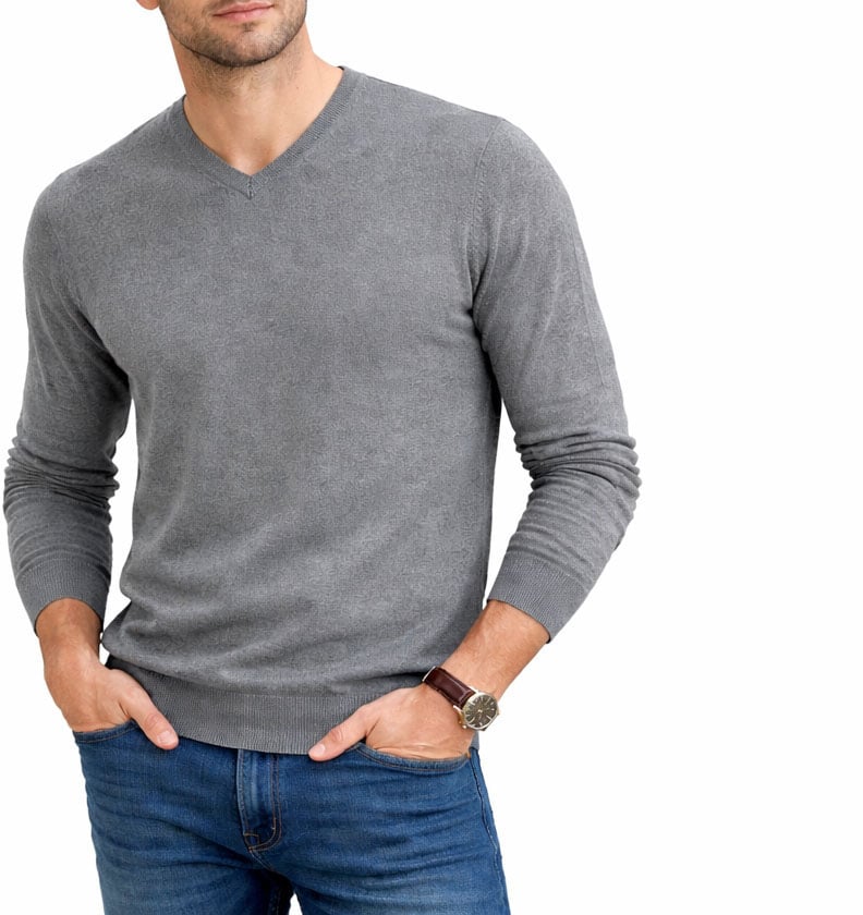 ELLI maglia scollo V finezza 12 Grijs
