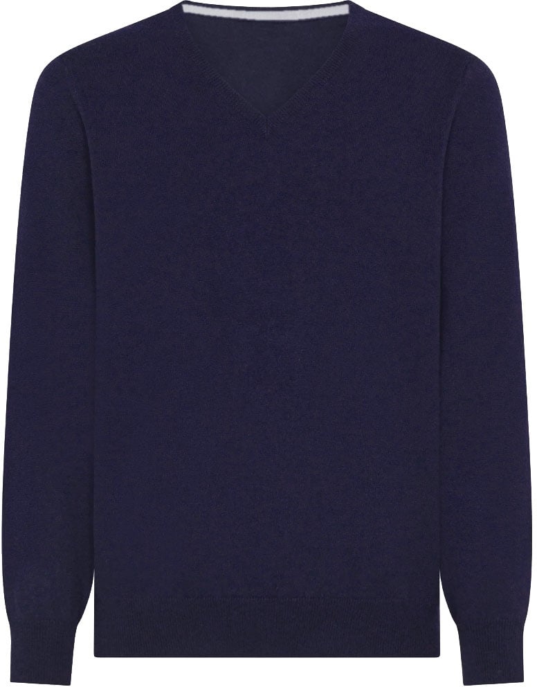 ELLI maglia scollo V finezza 12 Blauw