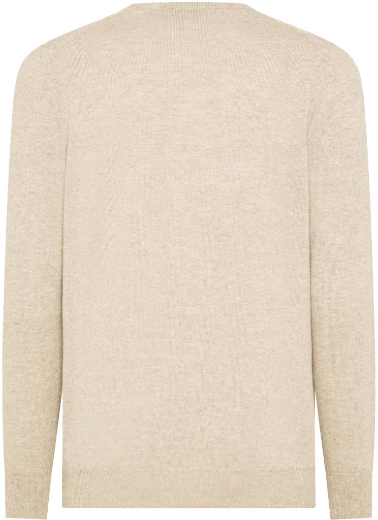 ELLI maglia scollo V finezza 12 Beige