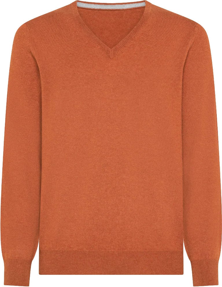 ELLI maglia scollo V finezza 12 Oranje