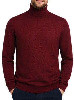 ELLI maglia dolcevita finezza 12 Rood