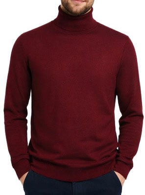 ELLI maglia dolcevita finezza 12 Rood