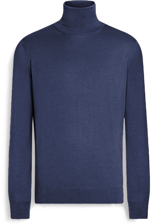 ELLI maglia dolcevita finezza 12 Blauw