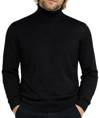 ELLI maglia dolcevita finezza 12 Zwart
