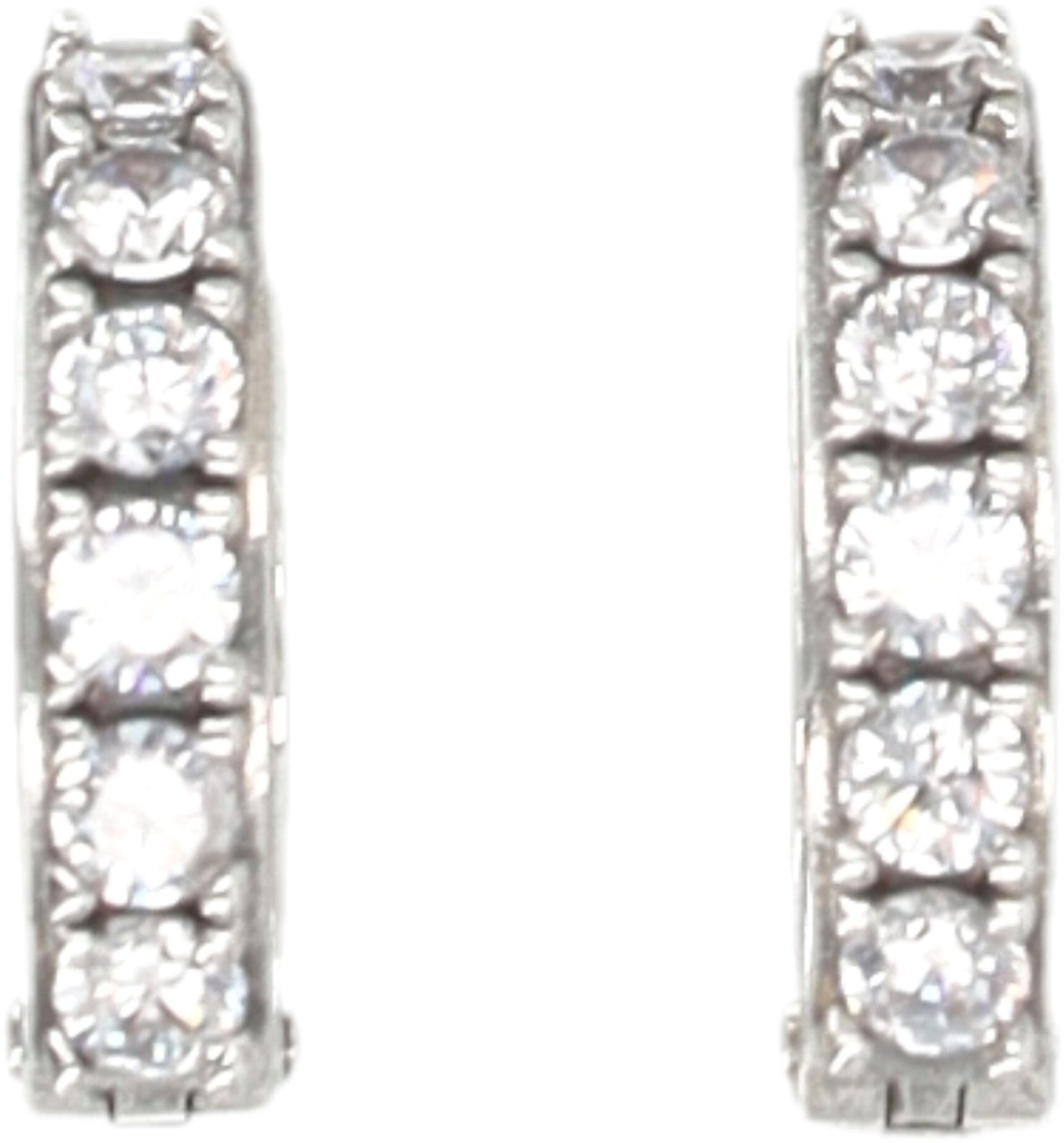 Emanuele Bicocchi Earring Pair Zircone Clear Divers