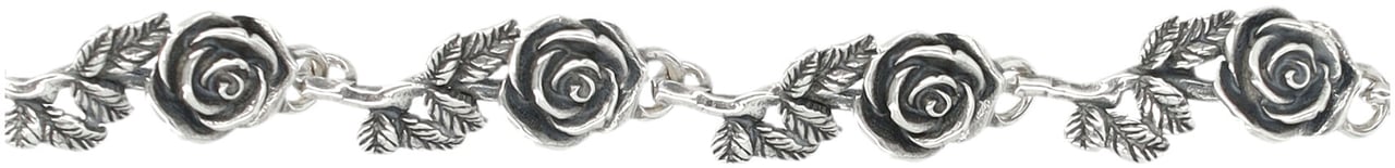 Emanuele Bicocchi Multi Rose Necklace Argento Zilver