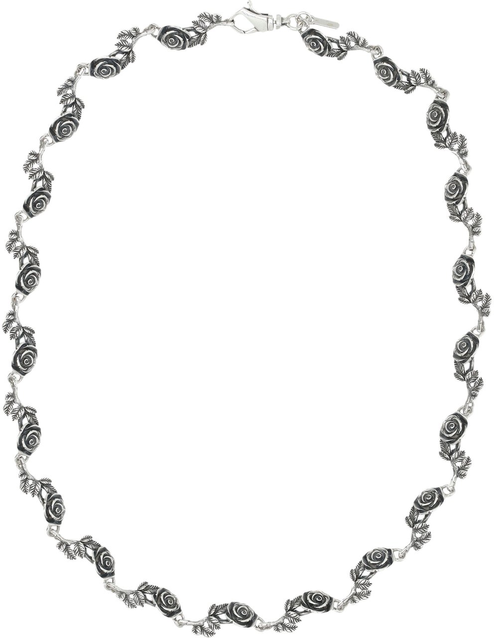 Emanuele Bicocchi Multi Rose Necklace Argento Zilver