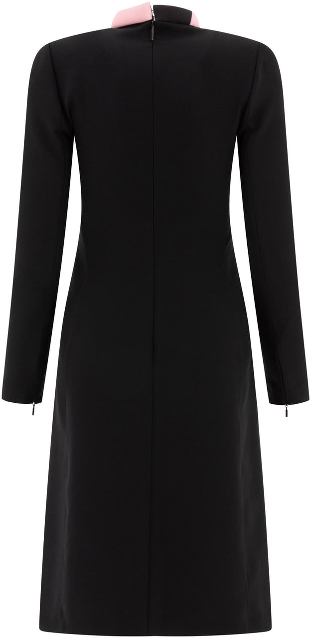 Emilio Pucci Dress with contrasting collar Zwart