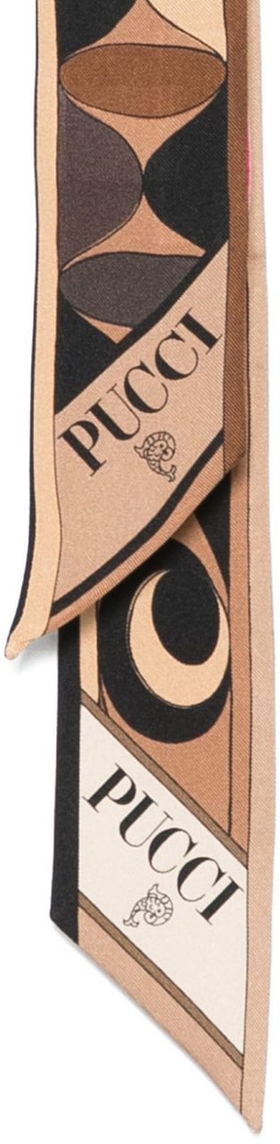 Emilio Pucci Scarfs Black Zwart