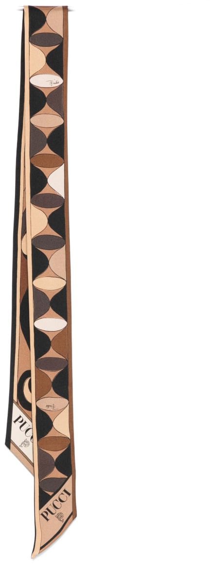 Emilio Pucci Scarfs Black Zwart