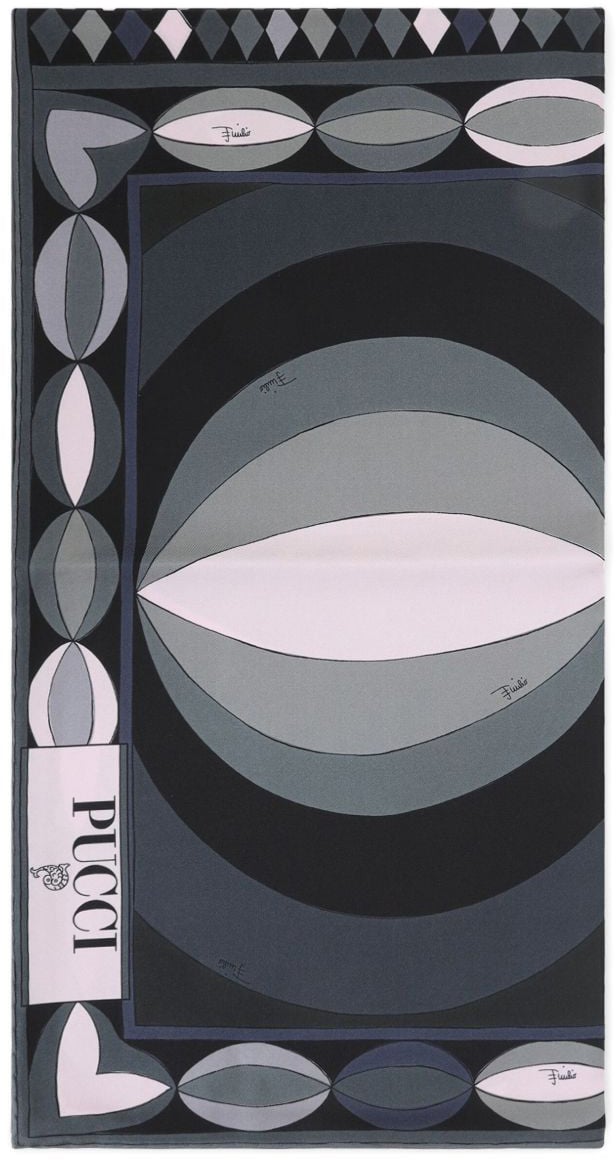 Emilio Pucci Scarfs Black Zwart