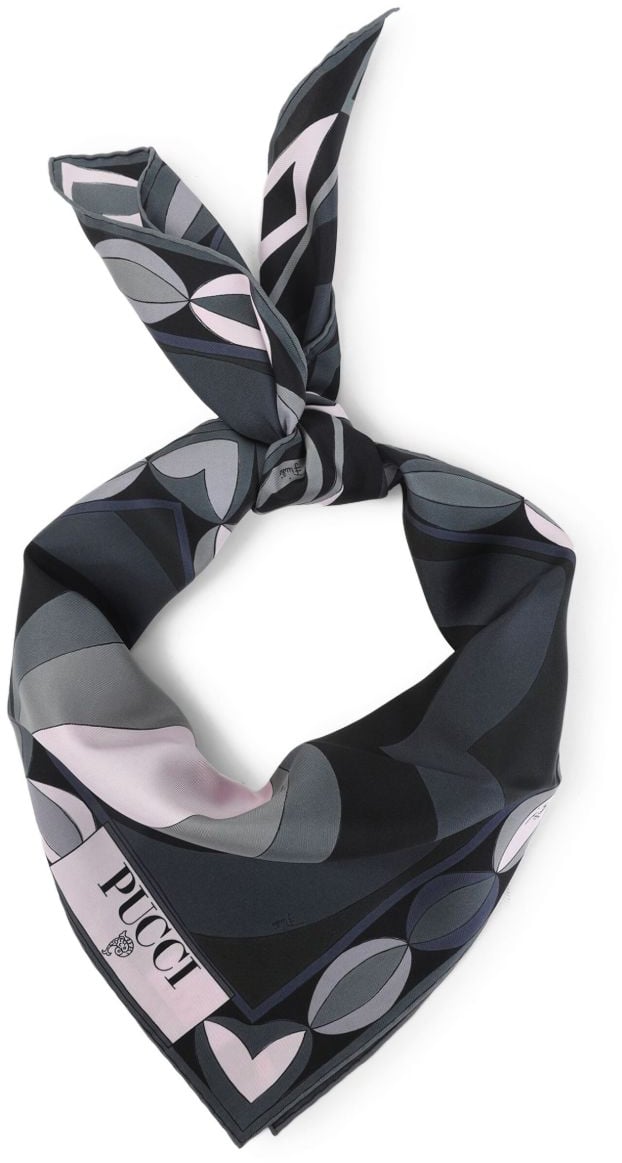 Emilio Pucci Scarfs Black Zwart