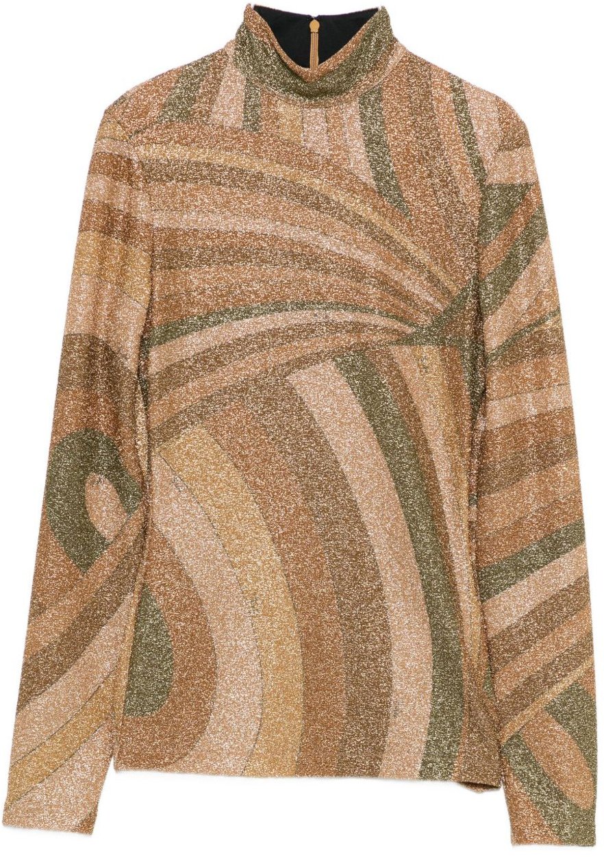 Emilio Pucci Top Golden Goud
