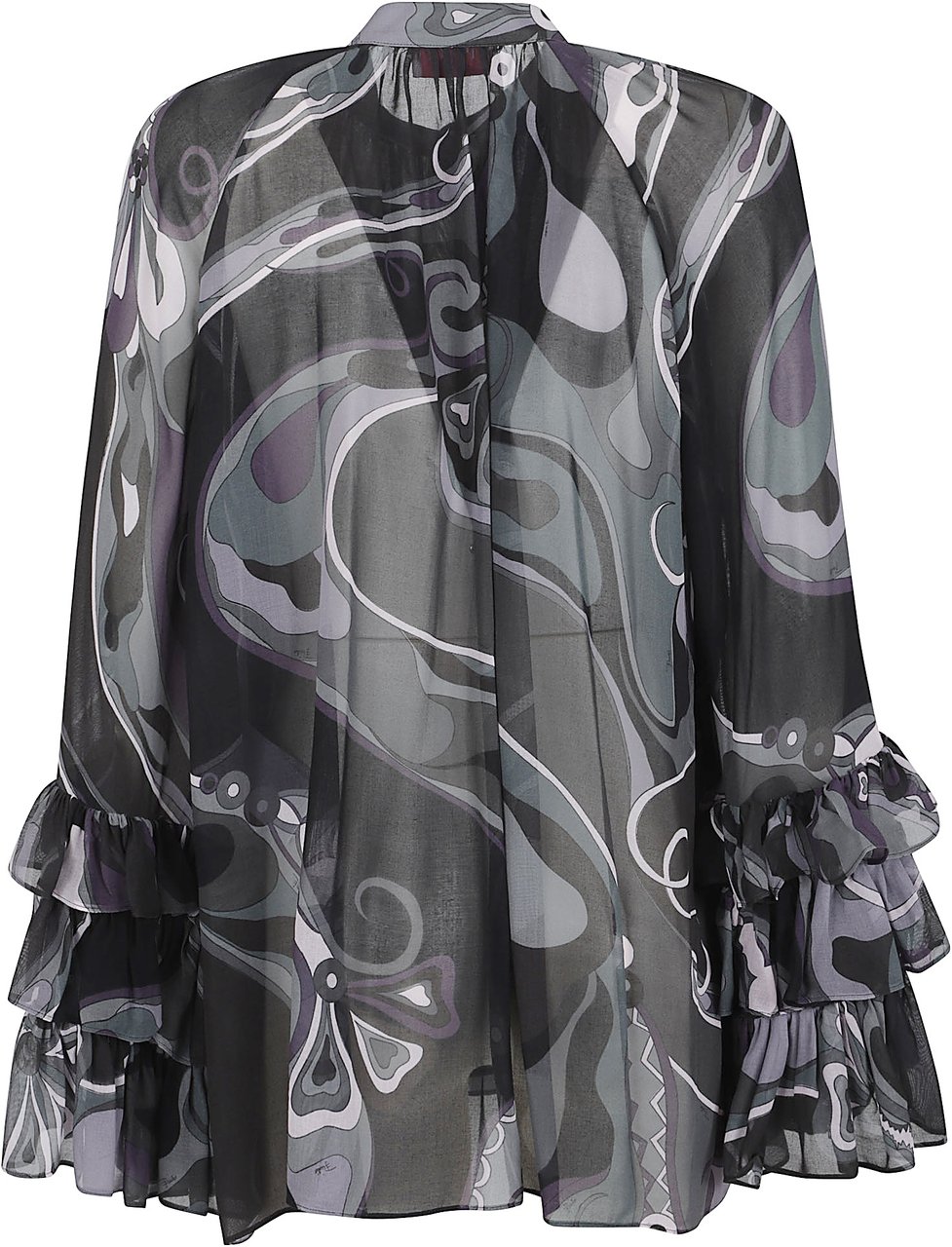 Emilio Pucci EMILIO PUCCI BLOUSE - ETAMINE SETA SHAPPE Zwart