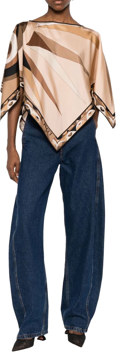 Emilio Pucci Top Black Zwart