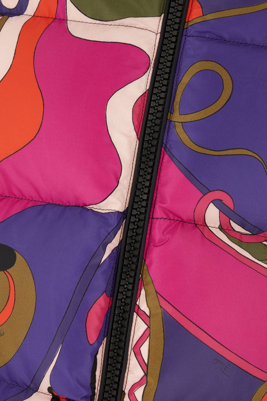 Emilio Pucci Printed nylon down jacket Divers