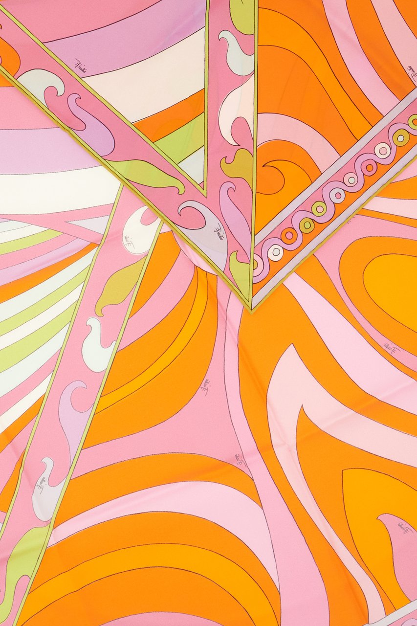 Emilio Pucci Printed silk foulard Divers