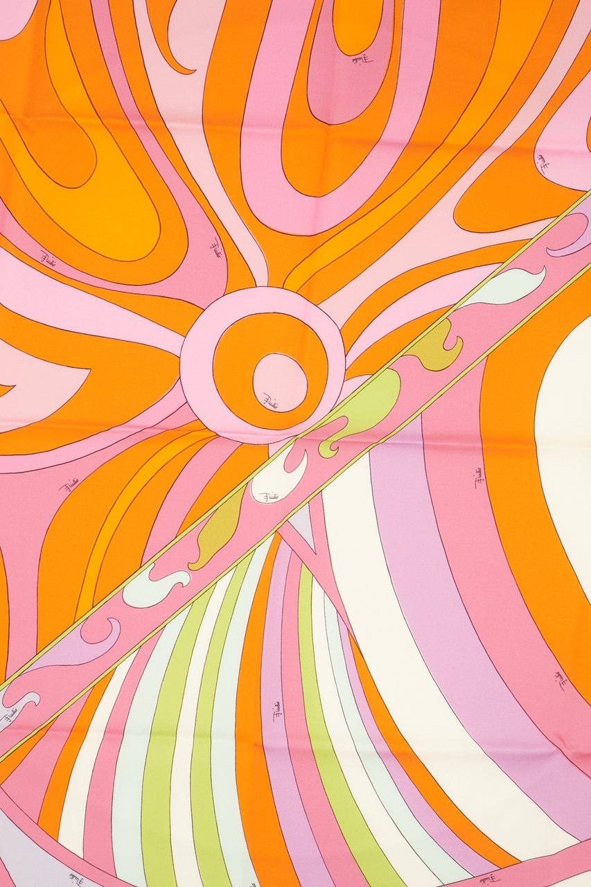 Emilio Pucci Printed silk foulard Divers