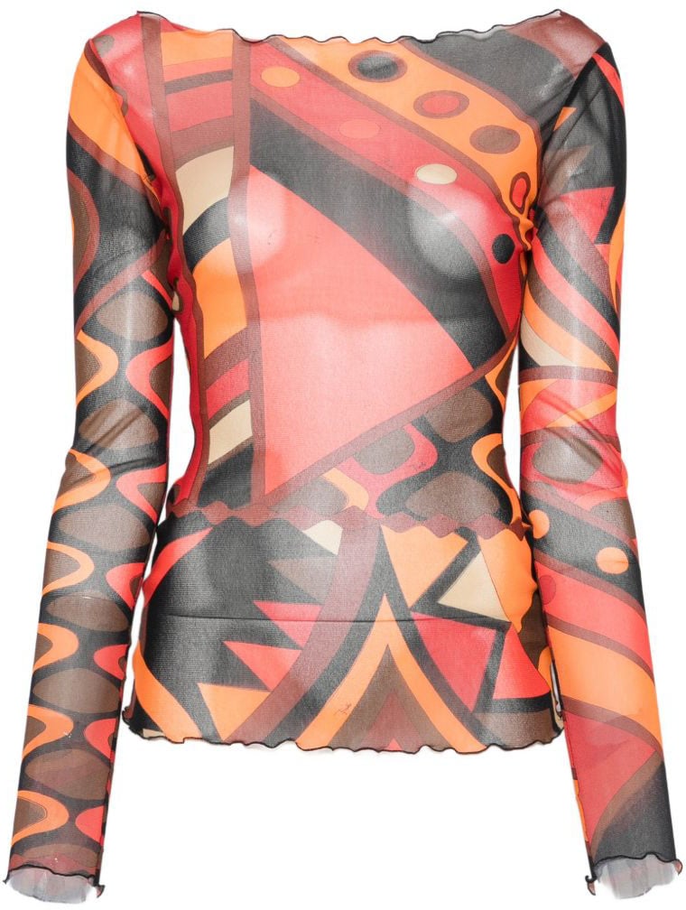 Emilio Pucci T-Shirts And Polos Arancio Oranje